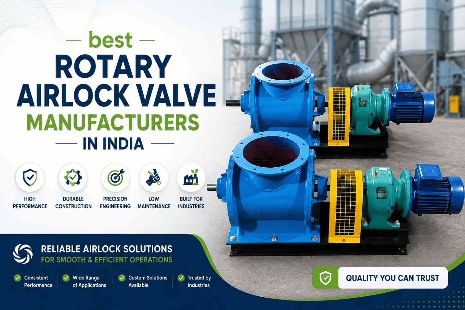Best rotary airlock valve manufacturer in India