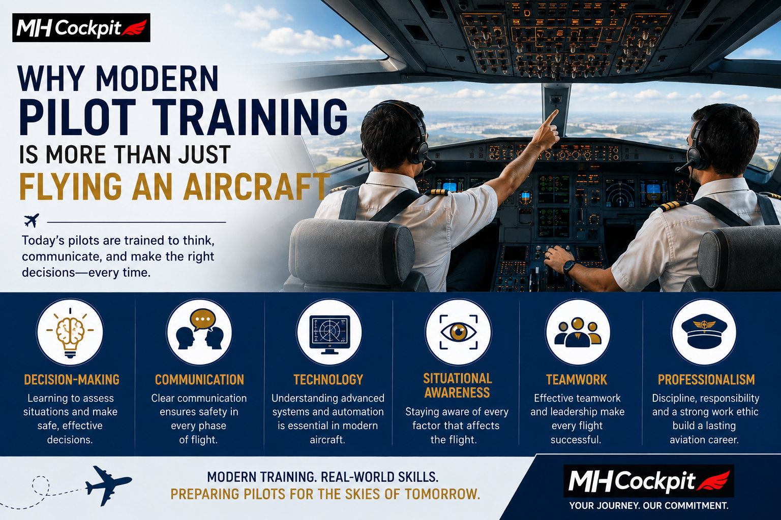Why Modern Pilot Training Is More Than Just Flying an Aircraft