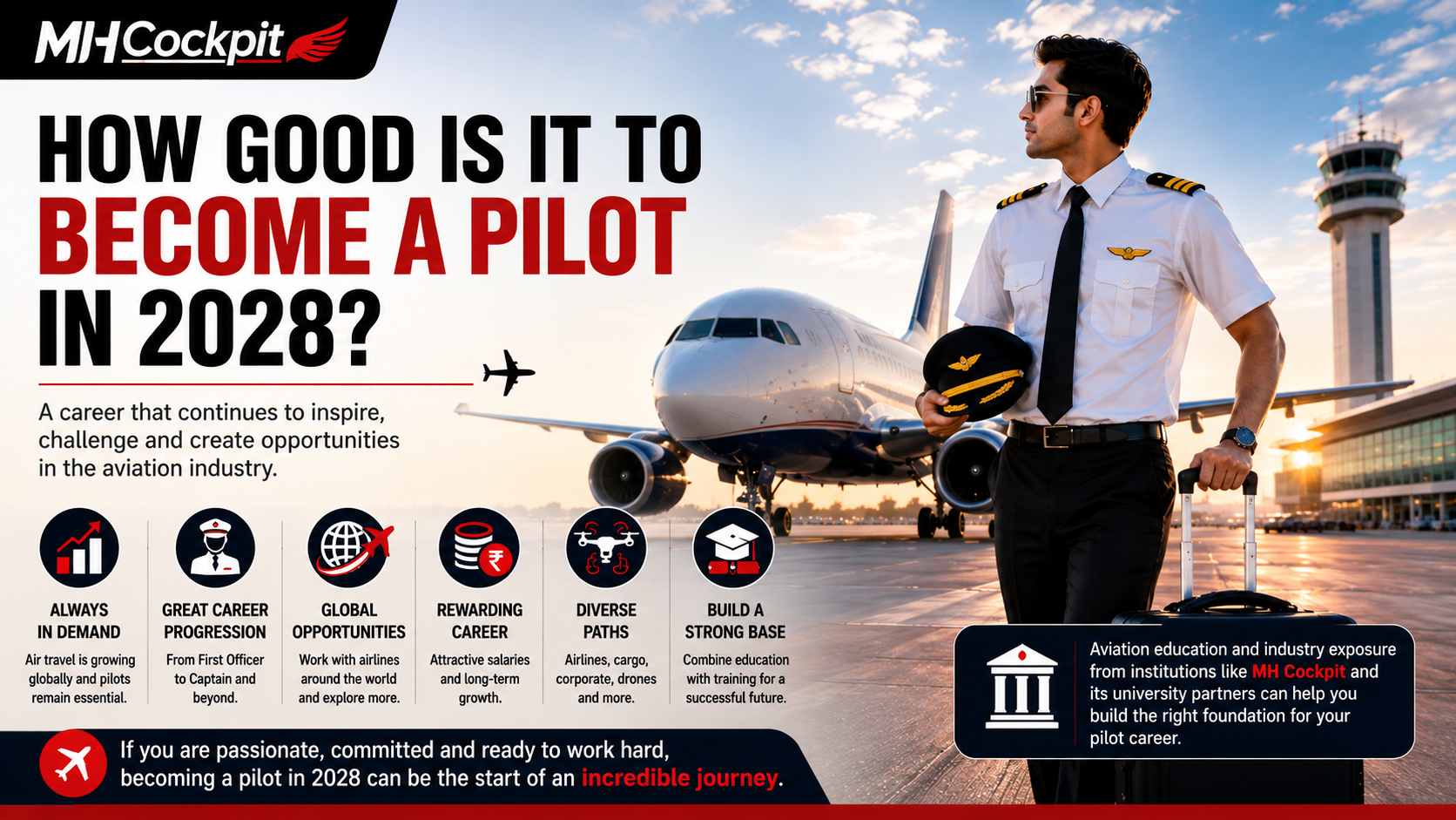 How Good Is It to Become a Pilot in 2028